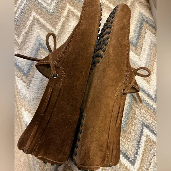 Tod’s Gommino Driving Shoes in Brown Suede sz8 - Picture 3 of 6